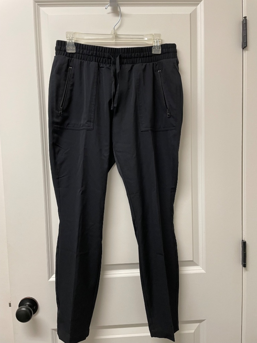 Magellan Lost Pines Travel Pants Womens Black Outdoors Elastic Joggers NWOT